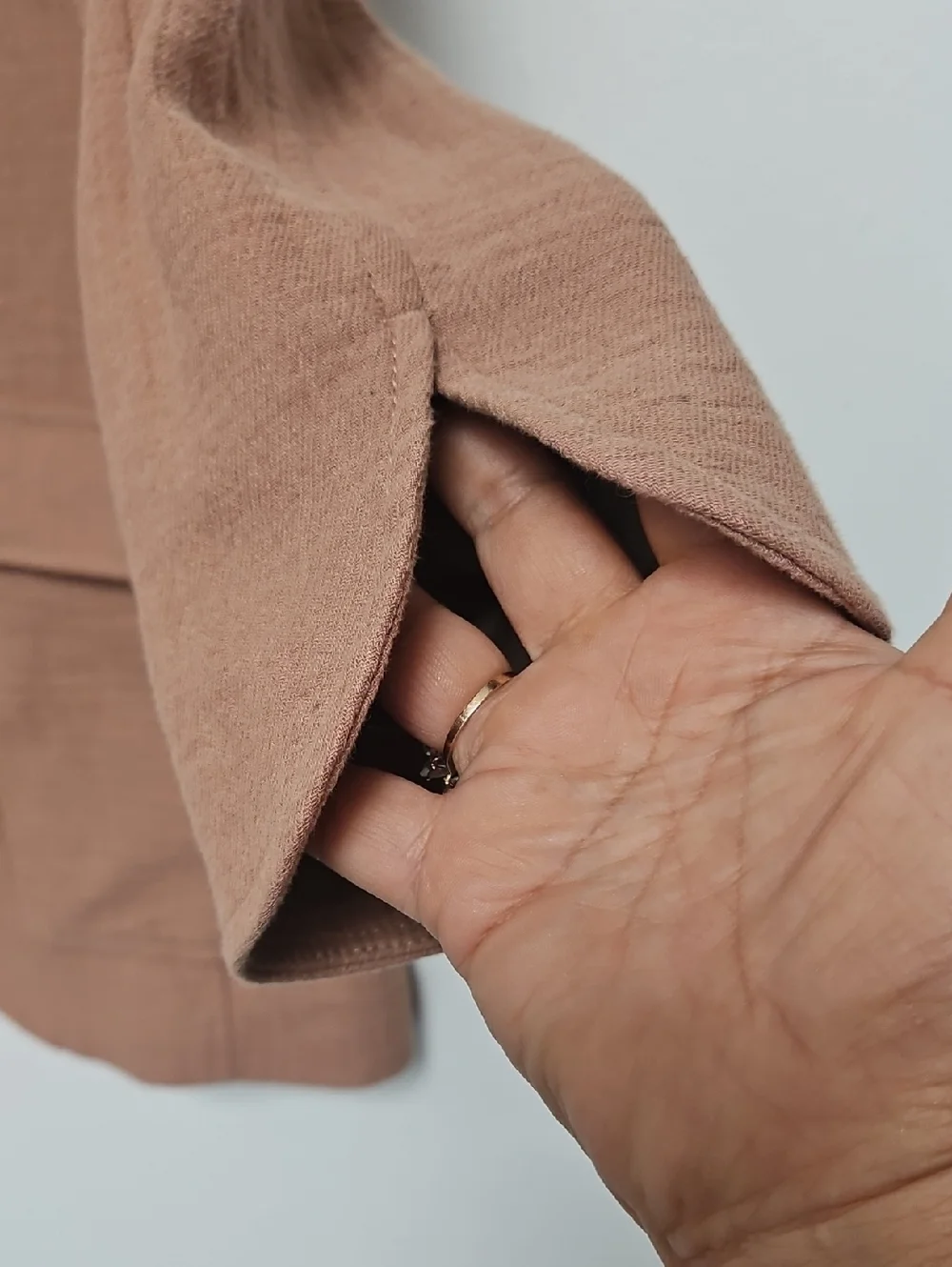 Madewell Cotton-Linen Oversized Relaxed Larsen Blazer in Faded Earth Sz XS - M - Picture 8 of 12